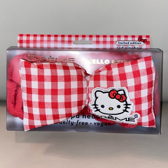 Hello Kitty x the Creme Shop Plush Spa Headband Limited Edition - Picture 7 of 7